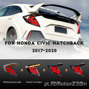 HCMOTIONZ 2017-2020 HONDA CIVIC DRL traseira lâmpada traseira